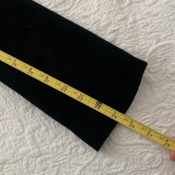 Black faux fur jacket blazer size S removable‎ fur black brown classic elegant - Picture 5 of 12